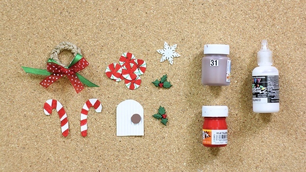 hediye kutusu için malzemeler